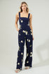 Arlene Floral Smocked Jumpsuit